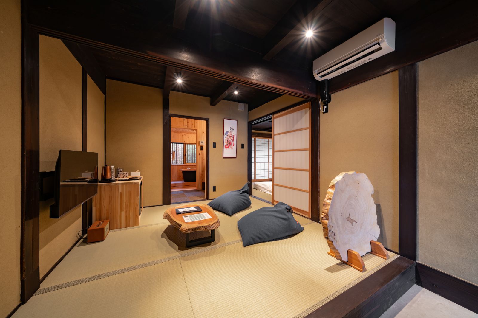 静寂の客室空間